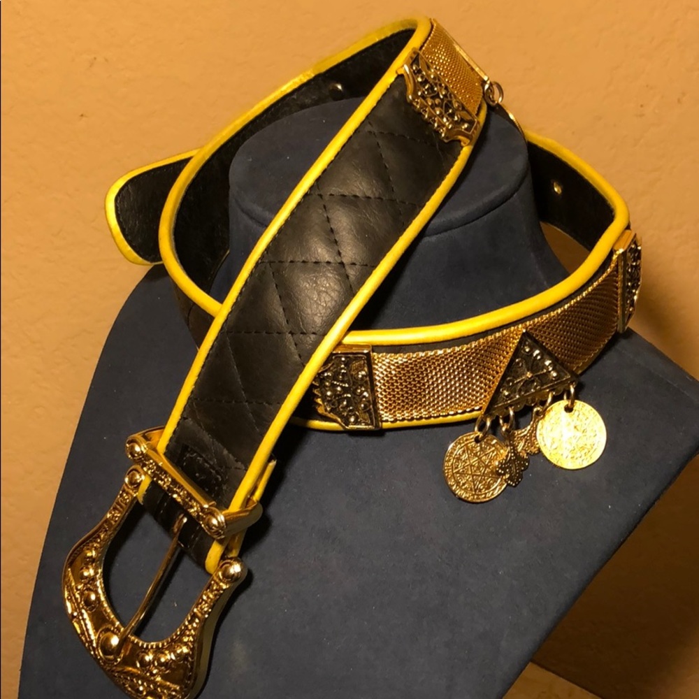 Vintage Alden Howard Quilted Leather Belt